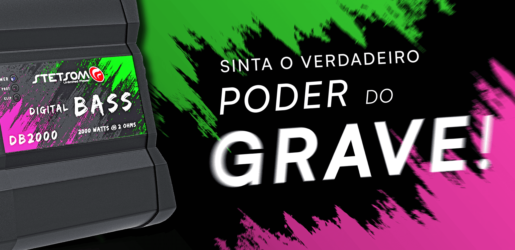Sinta o verdadeiro poder do grave